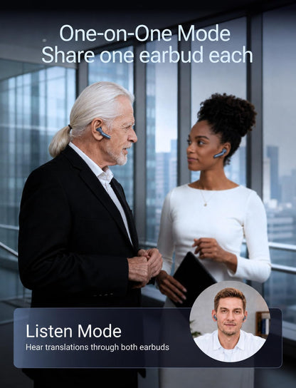 Timekettle W4 Plus AI Translation Earbuds – Phone, Video & Travel