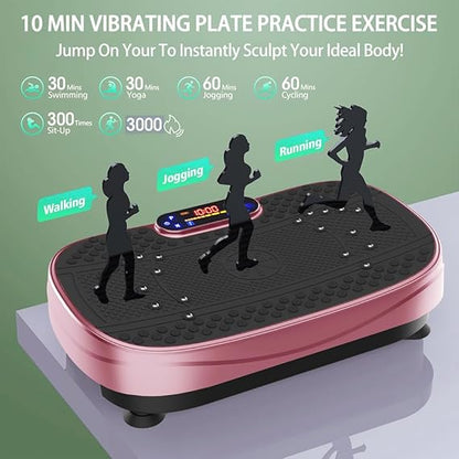 Vibration Plate Fitness Machine – Full Body Shaker with Adjustable Speed