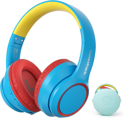 TONOSHARK Kids Bluetooth Headphones with ANC, Foldable Over-Ear