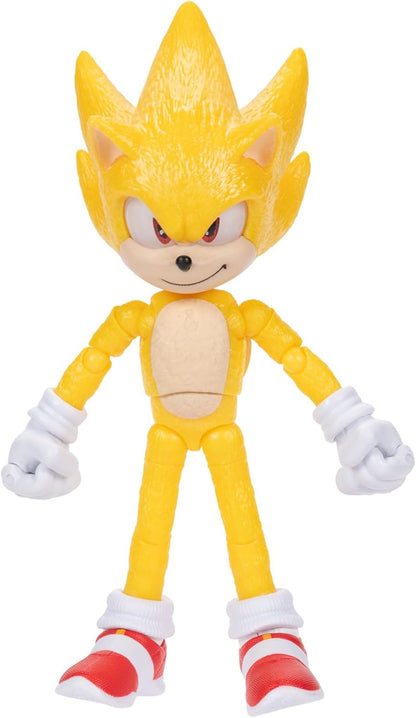 Sonic the Hedgehog Super Sonic 5" Action Figure – 20+ Articulation