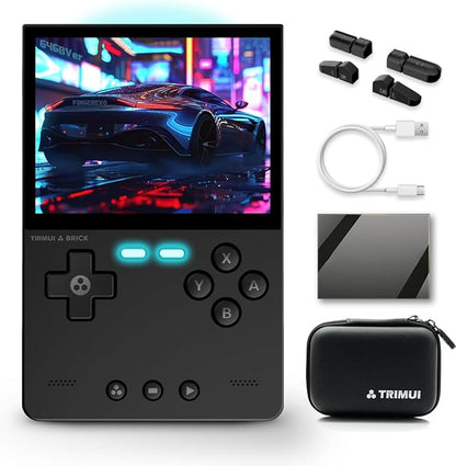 Trimui Brick Handheld Game Console 3.2” IPS Screen, 64GB, Open-Source Linux