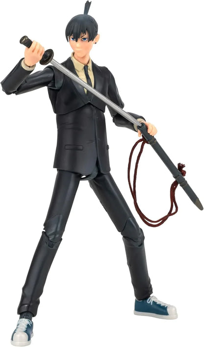 Total Anime Aki Hayakawa – 6.5" Chainsaw Man Figure with Fox Devil & Gear