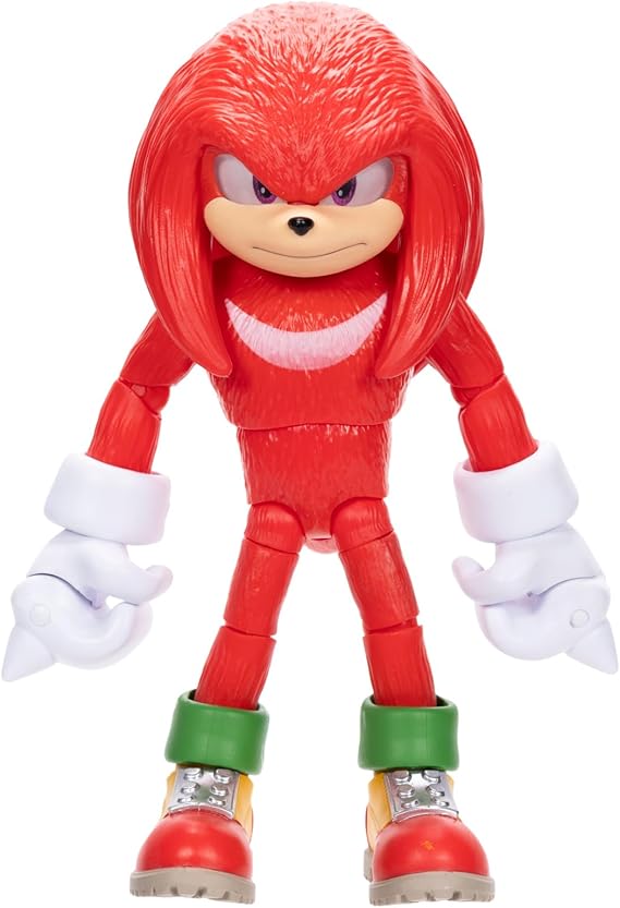 Sonic 3 Movie 5-Inch Knuckles Action Figure – Articulated Toy for Kids