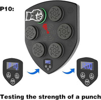 Smart Boxing Machine - LED Music Trainer with Gloves, Strength Test, Bluetooth