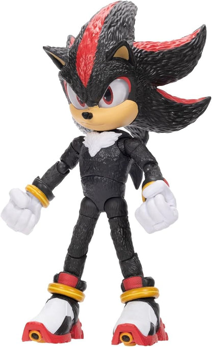 Sonic 3 Movie 5-Inch Shadow Action Figure – Highly Articulated Toy for Kids
