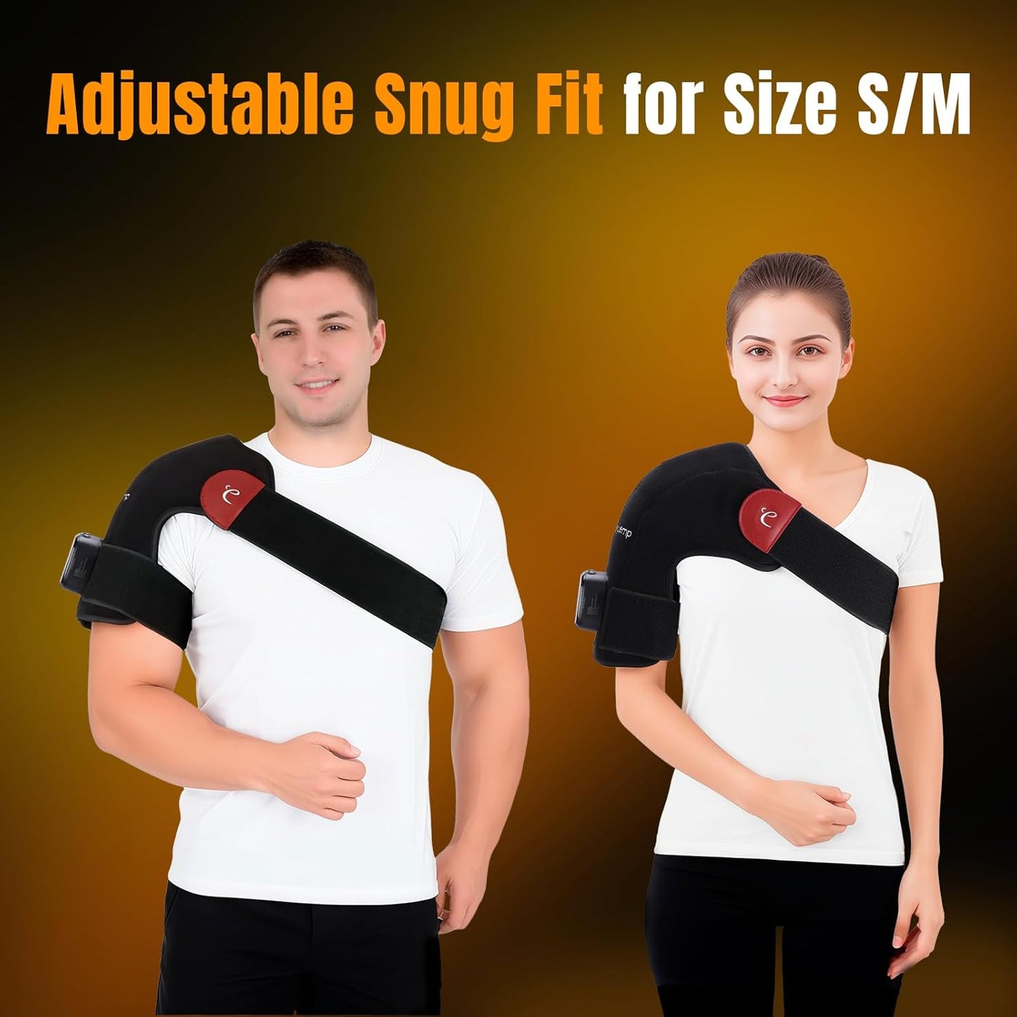 Comfytemp Cordless Shoulder Heating Pad for Rotator Cuff Pain Relief, S/M