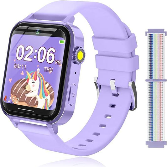 Kids Smartwatch with 30 Games, HD Camera, Touchscreen, Music, Pedometer - Ages 3-12