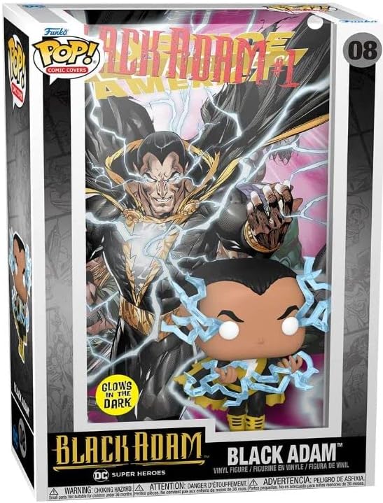 Funko Pop! Black Adam 08 Comic Covers DC Super Heroes Vinyl Collectible
