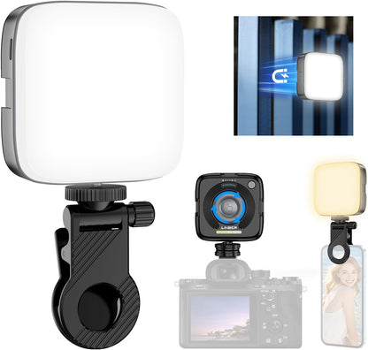 Linber DC06 Magnetic LED Video Light – 3000-9000K Pocket Camera Lighting