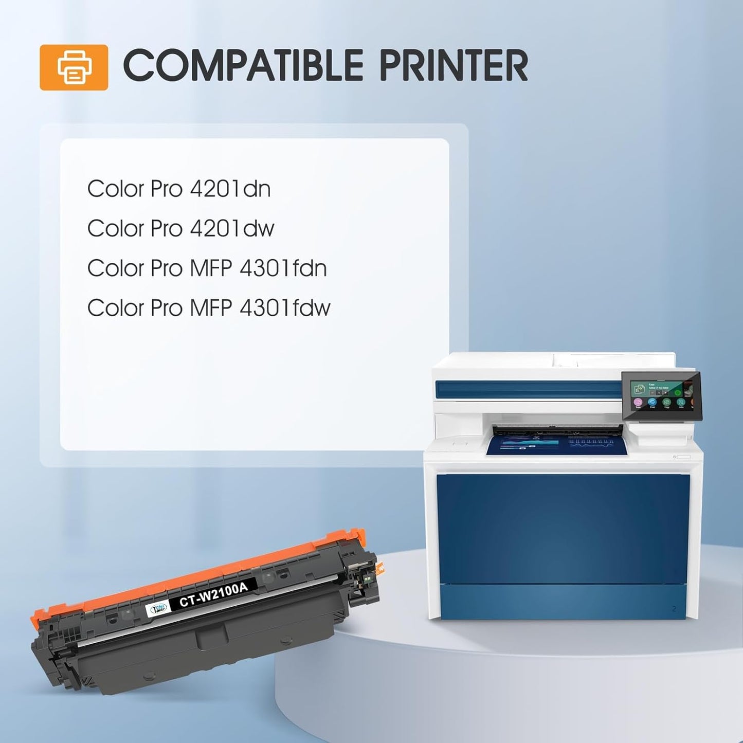 Cool Toner 210A 4-Pack with Chip for HP Color LaserJet Pro 4301 4201