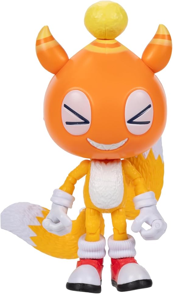 Sonic 3 Movie 5-Inch Chao Mascot Tails Action Figure - Highly Articulated Toy