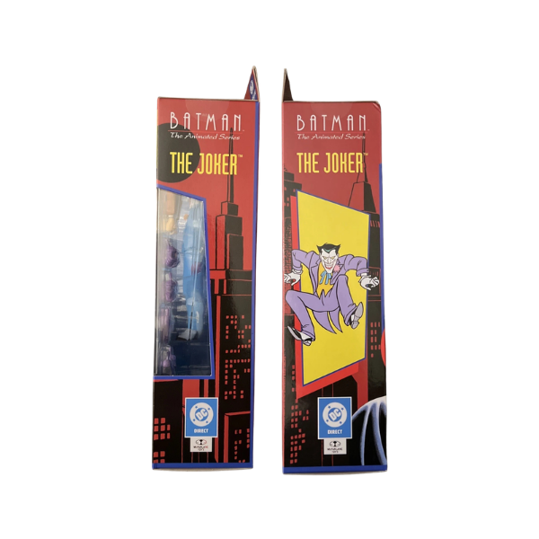 McFarlane DC Multiverse Batman The Animated Series The Joker Platinum Edition Blue Suit Build-A-Figure Clock King Figure 6in