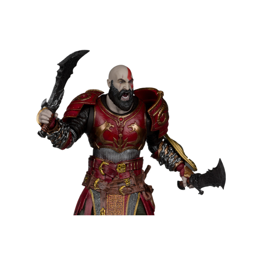 McFarlane Elite Edition God of War Ragnarök Kratos with Ares Armor Deluxe Action Figure