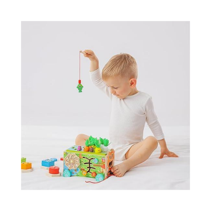 JAUNTY Montessori Wooden Toy Truck Set for Toddlers 2–4 Educational Toy