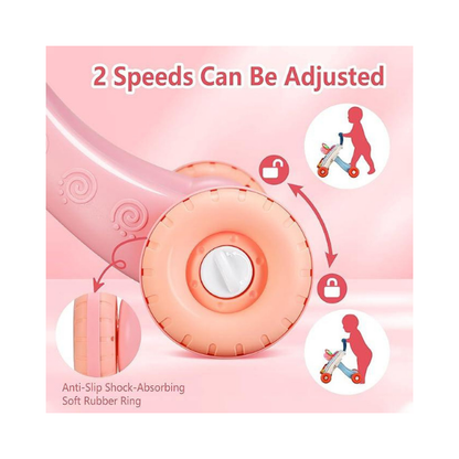 HAWEEK Baby Push Walker 3-in-1, Sit-to-Stand Activity Center with Music