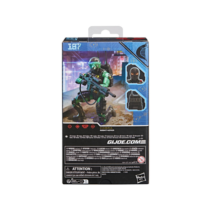 GI Joe Classified Series Cobra Night-Viper Action Figure Hasbro #187