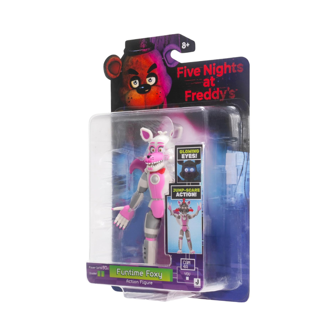 Jazwares FNAF Funtime Foxy 5-Inch Figure Glow Eyes Jumpscare FNF0122