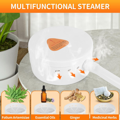 Aquairend Portable Steam Sauna Box 1200W with 3L Steamer & Remote