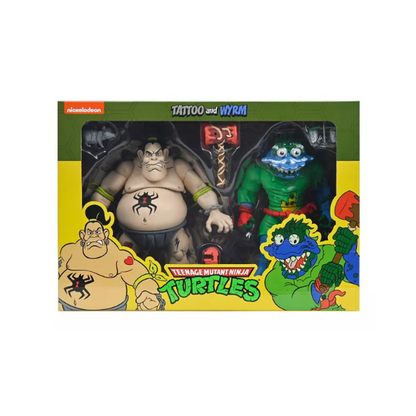 TMNT Tattoo and Wyrm NECA Cartoon 2-Pack 7-Inch Action Figures