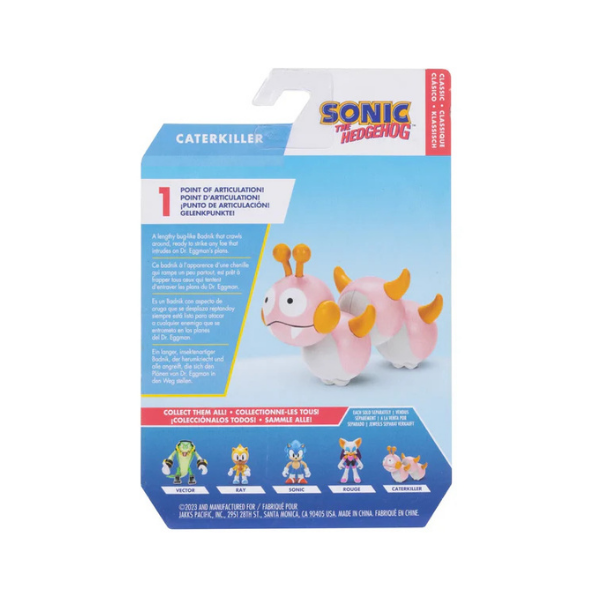 Jakks Pacific Sonic Caterkiller – 2.5" Poseable Action Figure Collectible