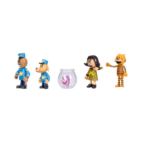 Dog Man Supa Cool Figure Pack 2.5-Inch Action Figures 5-Pack