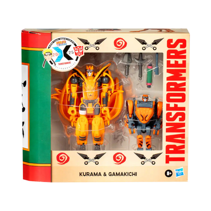 Transformers x Naruto Shippuden Kurama & Gamakichi Action Figure 2-Pack