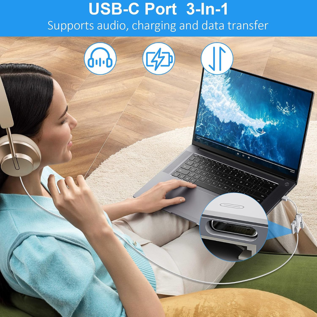 4-in-1 SD Card Reader for iPhone iPad Mac USB-C Lightning USB-A Adapter