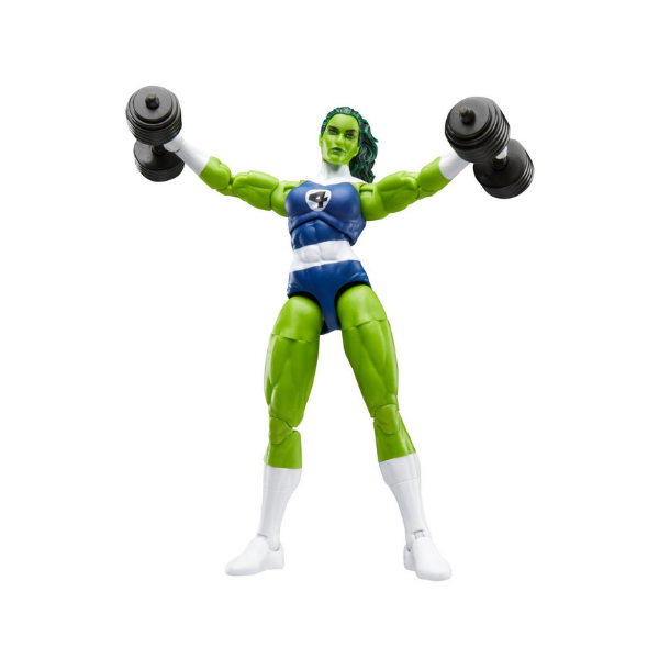 Marvel Legends Fantastic Four Retro Collection She-Hulk 6-Inch Action Figure with Accessories