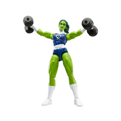 Marvel Legends Fantastic Four Retro Collection She-Hulk 6-Inch Action Figure with Accessories
