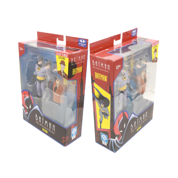 McFarlane DC Multiverse Batman The Animated Series Batman Gray Suit Build-A-Figure Clock King Figure 6in