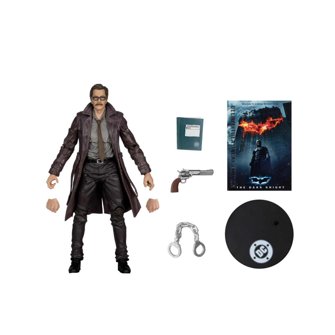 McFarlane DC Multiverse Commissioner Gordon Dark Knight 7-Inch Figure