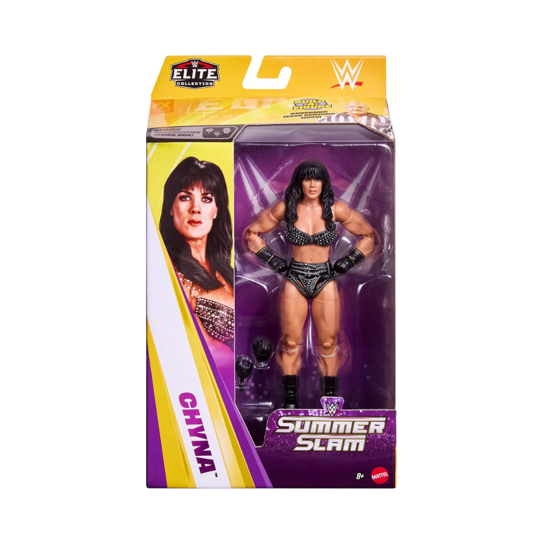WWE Elite Collection SummerSlam Chyna Mattel action figure with Build-A-Figure part
