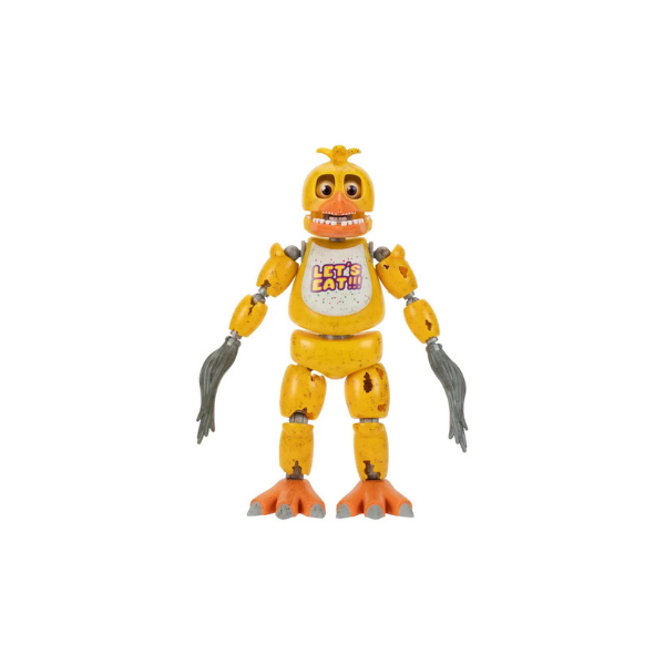 FNAF Endo-01 Figure with Classic Chica & Withered Chica Parts – 6-Inch