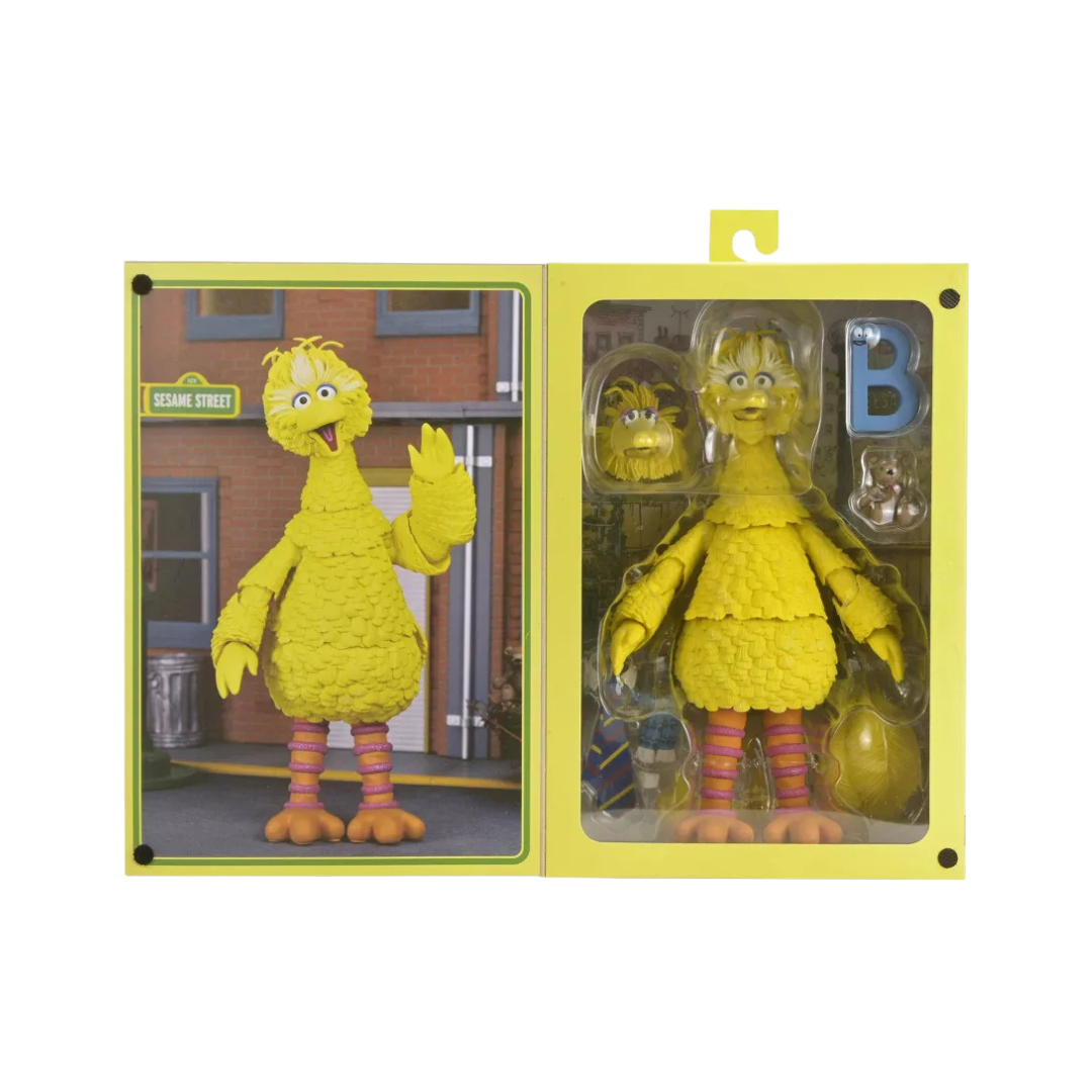 NECA Sesame Street Ultimate Big Bird 7 Inch Scale Action Figure with Accessories