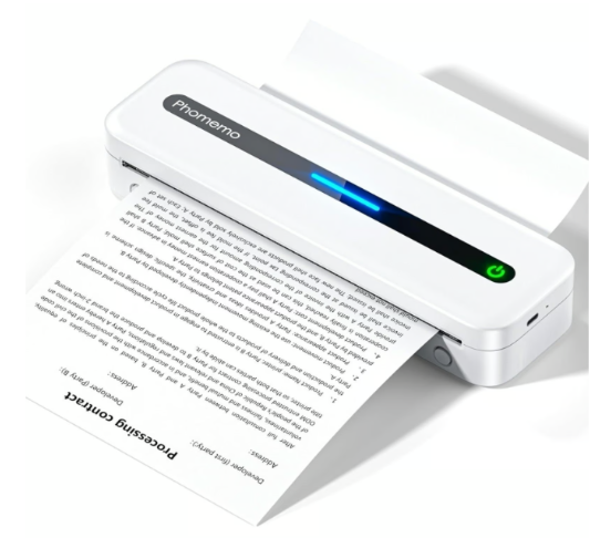 Phomemo M832 - Portable Bluetooth Thermal Printer +4 Extra Paper Rolls