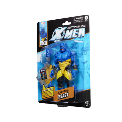 Marvel Legends Astonishing X-Men – Beast Action Figure (with Comic Accessory)