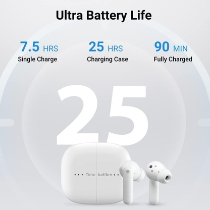 Timekettle M3 Translator Earbuds, Real-Time Voice Translation, White