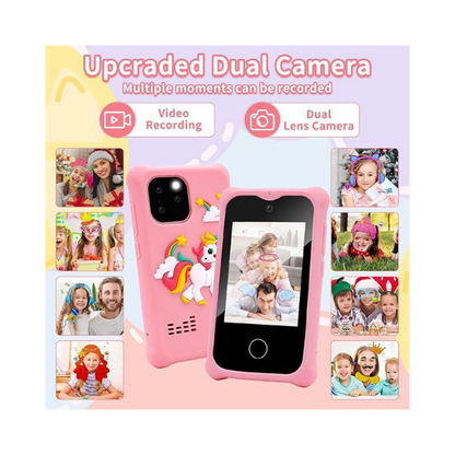 Surekuo 2.8" Kids Smart Phone for Girls, Dual Camera, Games & Music