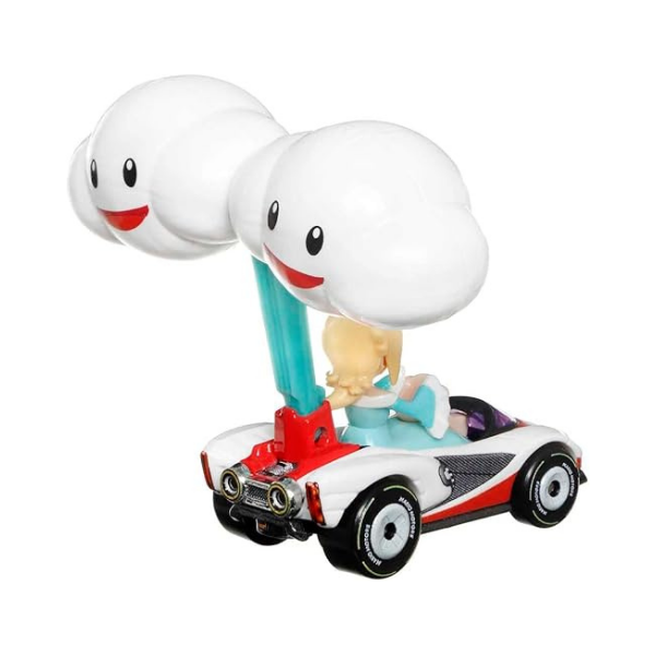 Hot Wheels Mario Kart Rosalina P-Wing + Cloud Glider Die-Cast Vehicle (Collectible)