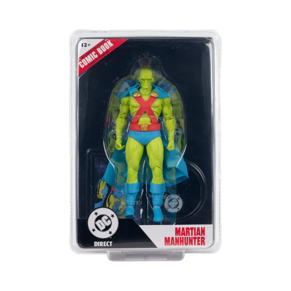McFarlane Toys DC Direct Page Punchers Martian Manhunter 7-Inch Figure with Comic Book