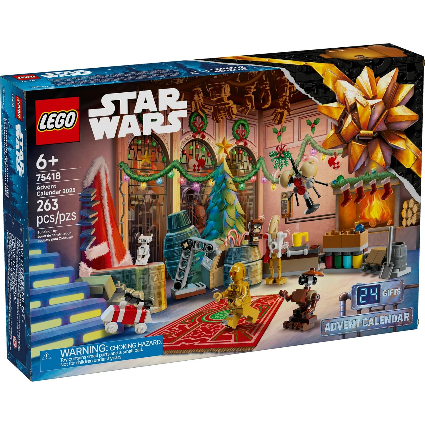 LEGO Star Wars Advent Calendar 2025 75418 Holiday Playset for Kids