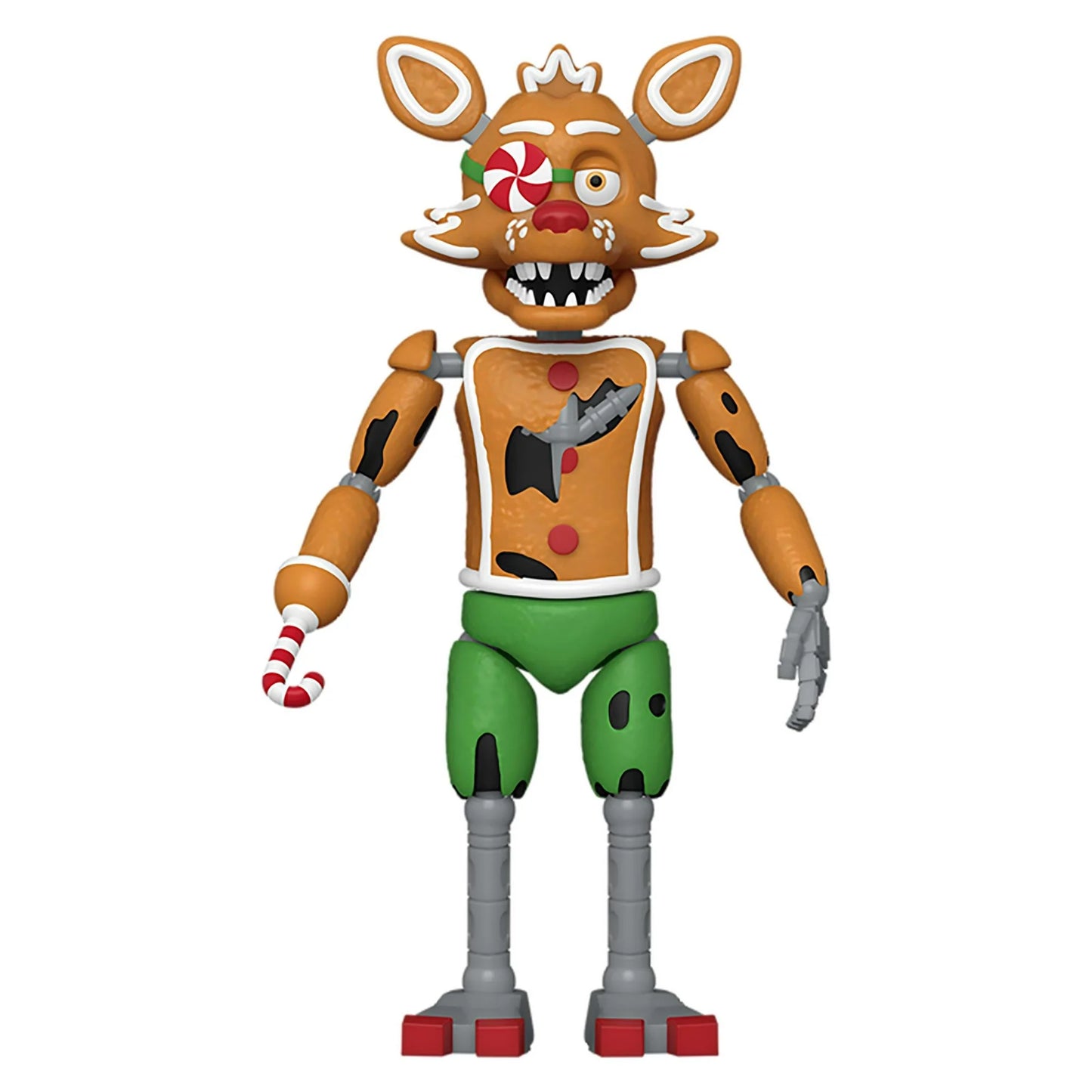 FNAF Five Nights at Freddy's Gingerbread Foxy 5" Holiday Christmas Figure
