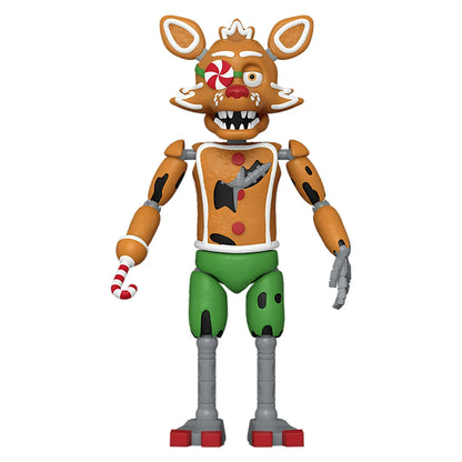 FNAF Five Nights at Freddy's Gingerbread Foxy 5" Holiday Christmas Figure