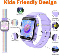 Kids Smartwatch with 30 Games, HD Camera, Touchscreen, Music, Pedometer - Ages 3-12