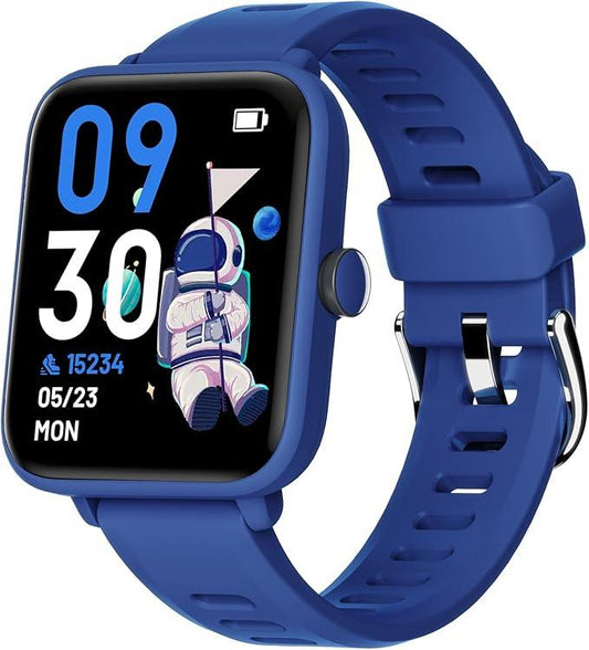 Kids Smart Watch: Fitness Tracker, Heart Rate, 5ATM Waterproof, No APP Needed