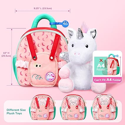 JoyCat Cute Unicorn Toddler Backpack – Gifts for 2-5 Year Old Girls