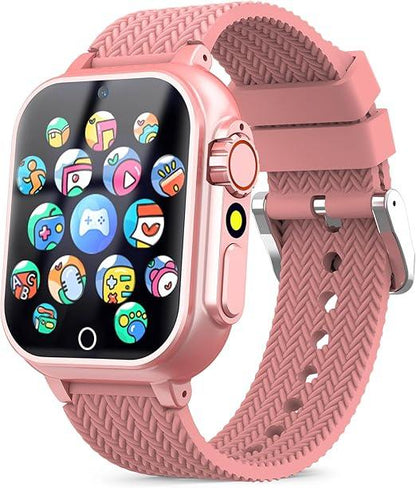 Smart Watch for Kids - Camera, Games, Music, Pedometer, Alarm, Pink