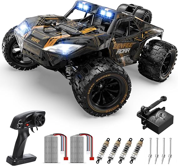 DEERC 1:14 All Terrain RC Car, 40KPH High-Speed 4x4 Monster Truck