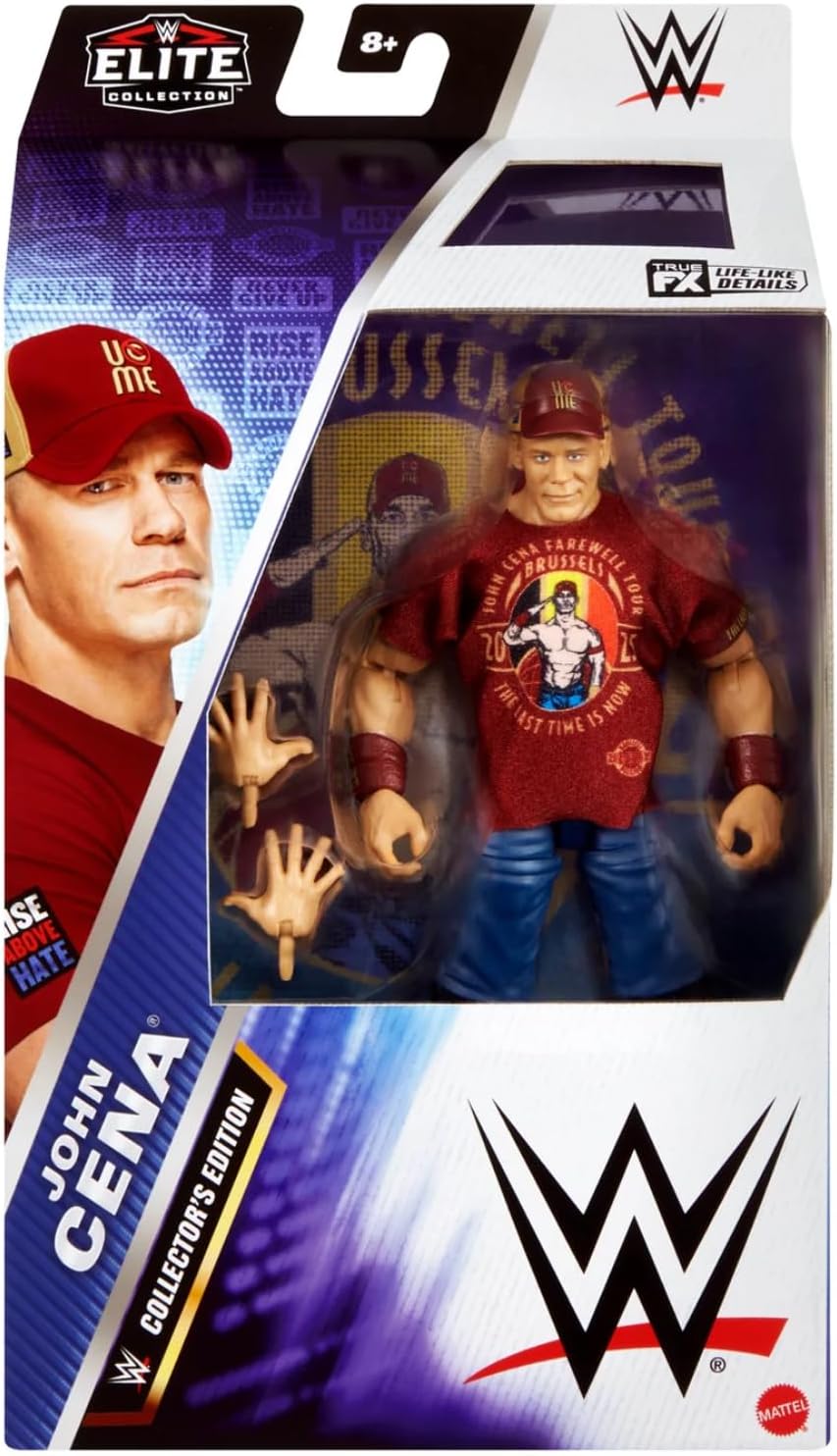 WWE Elite 120 John Cena Red Brussels Exclusive 6" Action Figure by Mattel
