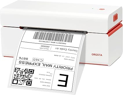 ORGSTA USB Thermal Label Printer T001, 4x6 Label High-Speed Printing